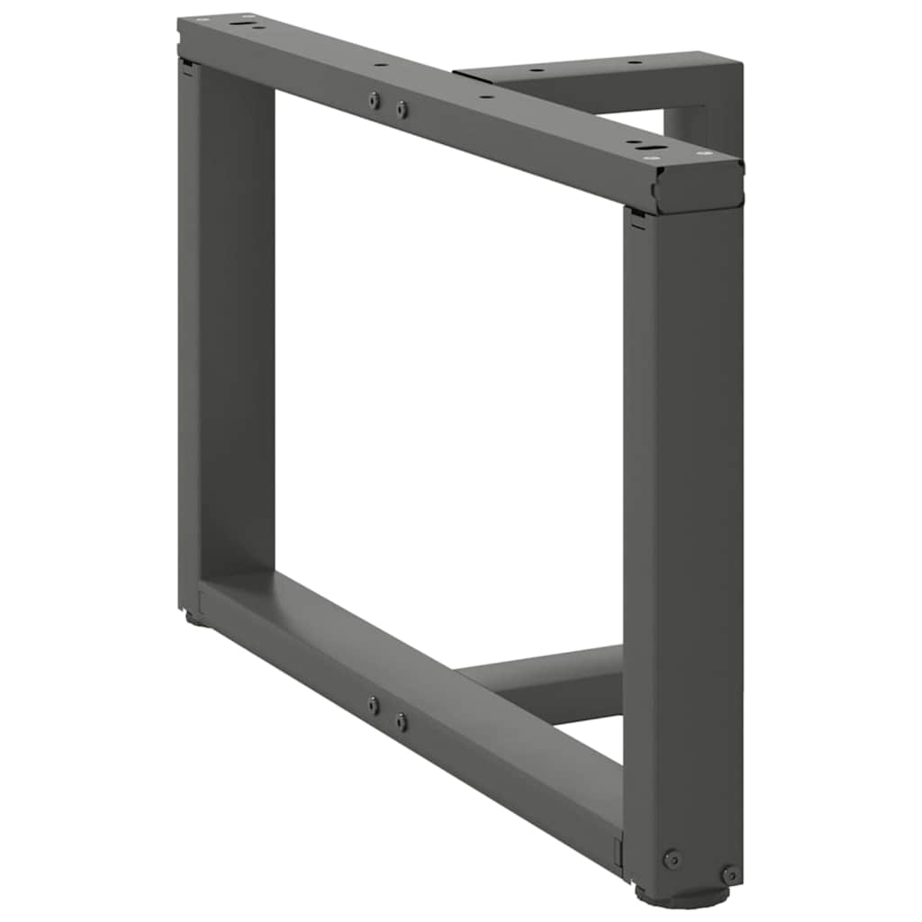Coffee table legs T-shape 2 pcs. Anthracite 60x25x(42-43) cm steel
