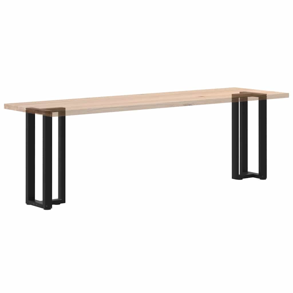 Console table legs T-shape 2 pcs. Black 25x28x(72-73) cm steel