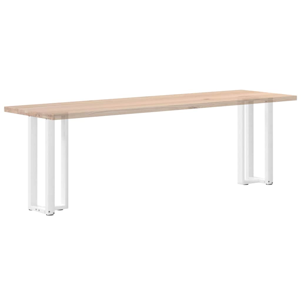 Console table legs T-shape 2 pcs. White 38x25x(72-73) cm steel