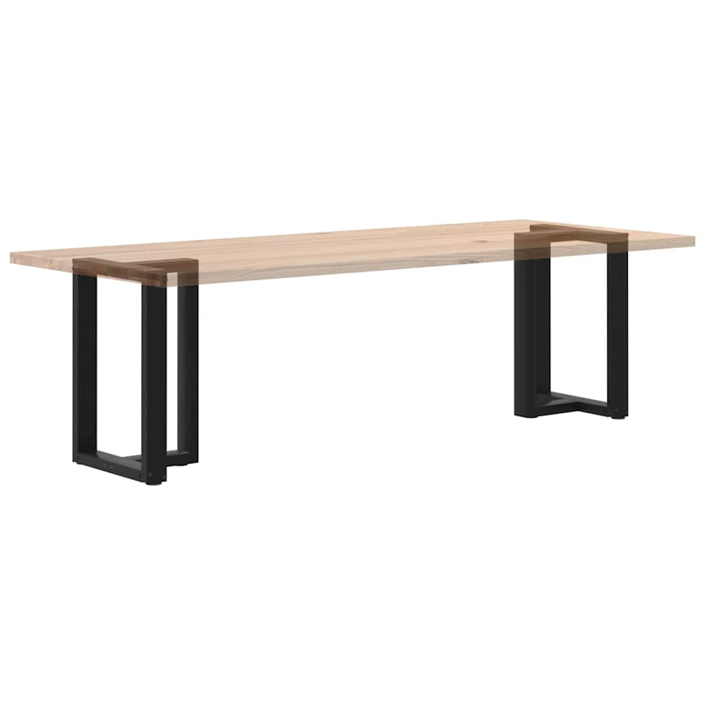 Dining table legs T-shape 2 pcs. Black 50x35x(72-73) cm steel