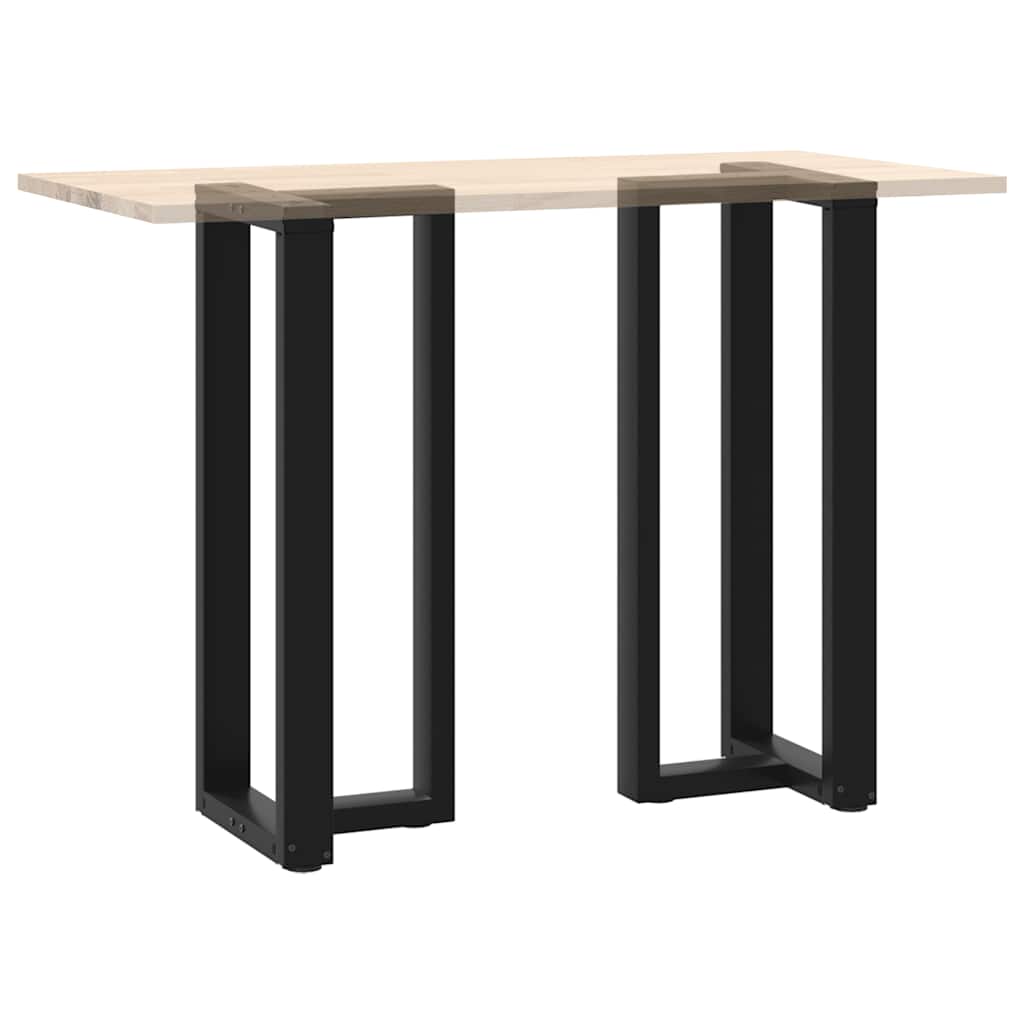 Bar table legs T-shape 2 pcs. Black 40x35x(100-101) cm steel