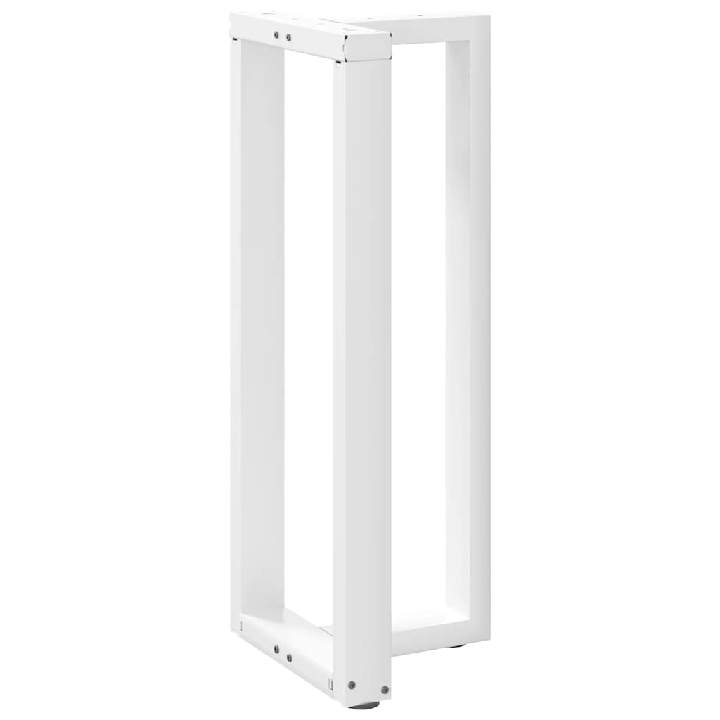 Bar table legs T-shape 2 pcs. White 40x35x(100-101) cm steel