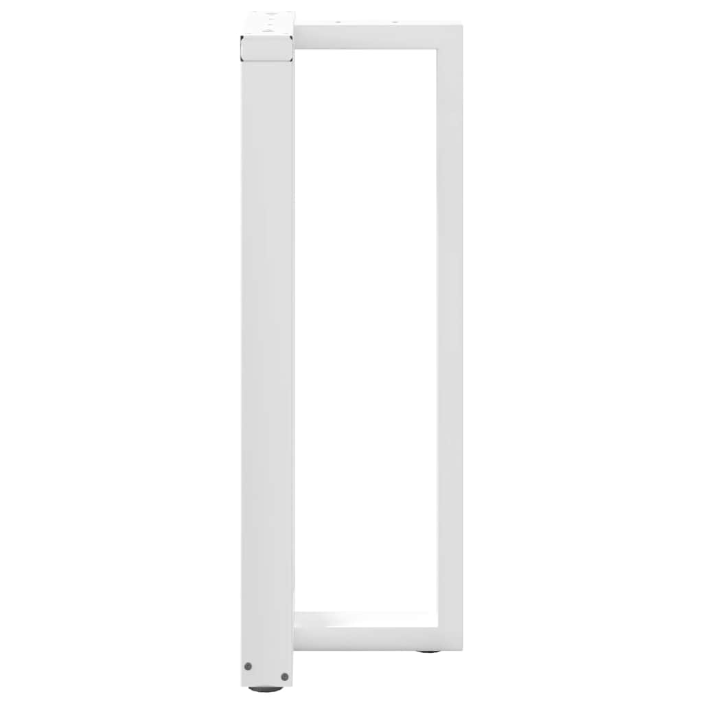 Bar table legs T-shape 2 pcs. White 40x35x(100-101) cm steel