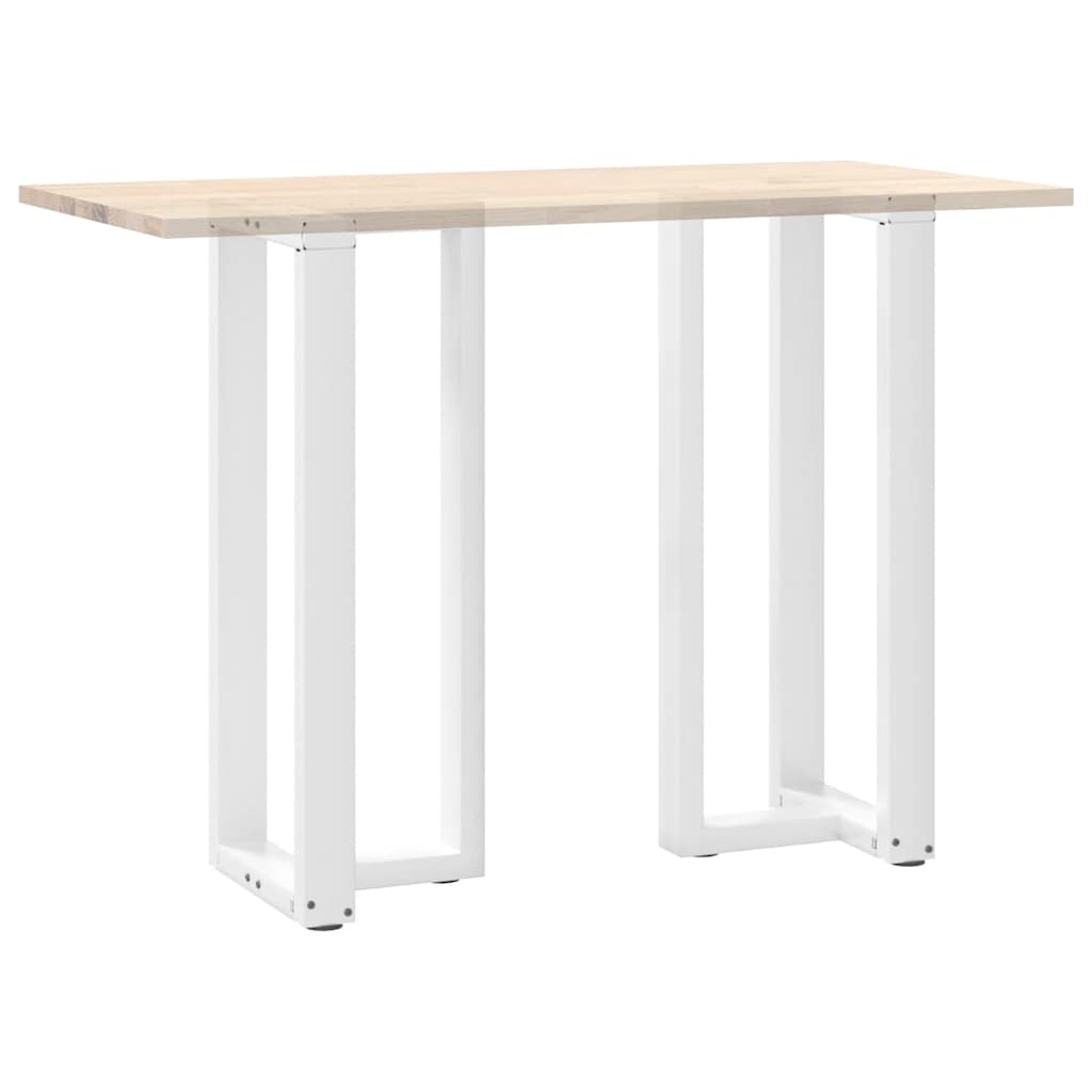 Bar table legs T-shape 2 pcs. White 40x35x(100-101) cm steel