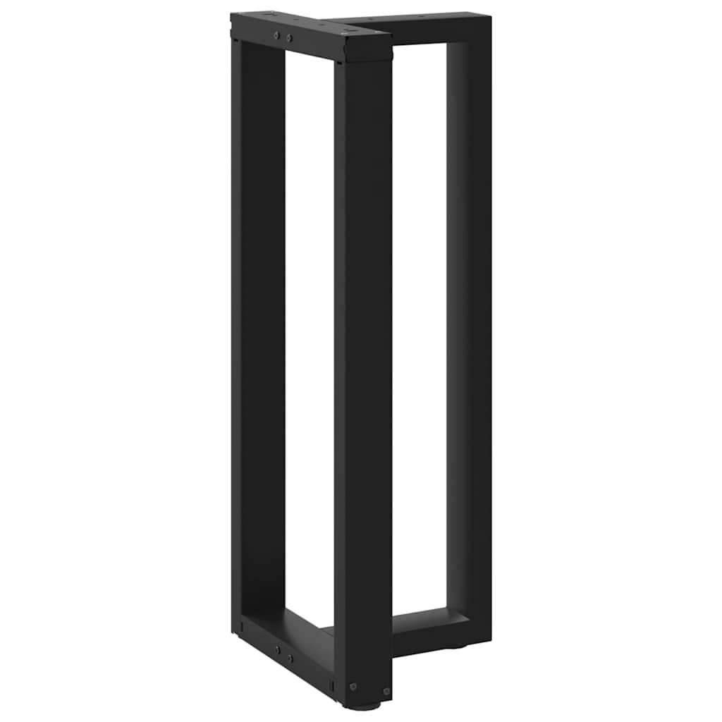 Bar table legs T-shape 2 pcs. Black 50x35x(100-101) cm steel