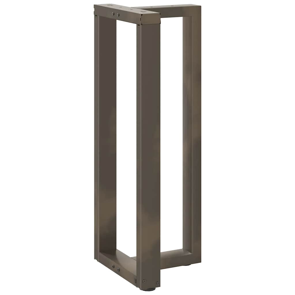 Bar table legs T-shape 2 pcs. Natural steel 50x35x(100-101) cm steel