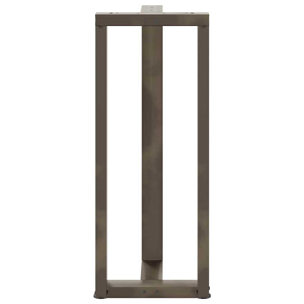 Bar table legs T-shape 2 pcs. Natural steel 50x35x(100-101) cm steel
