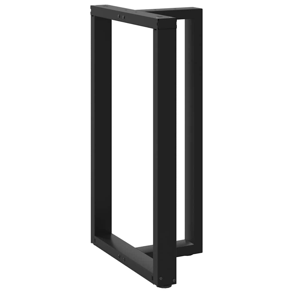 Bar table legs T-shape 2 pcs. Black 60x35x(100-101) cm steel