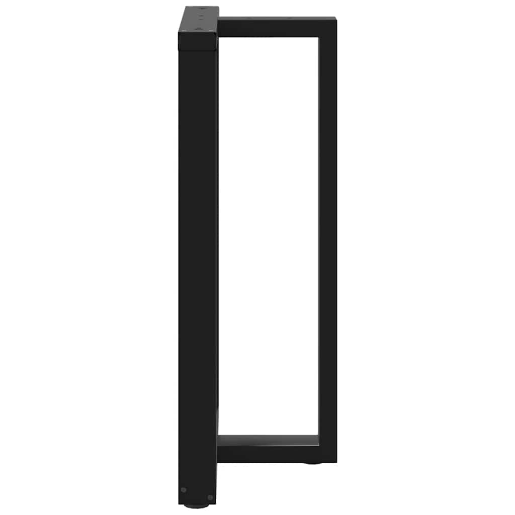 Bar table legs T-shape 2 pcs. Black 60x35x(100-101) cm steel