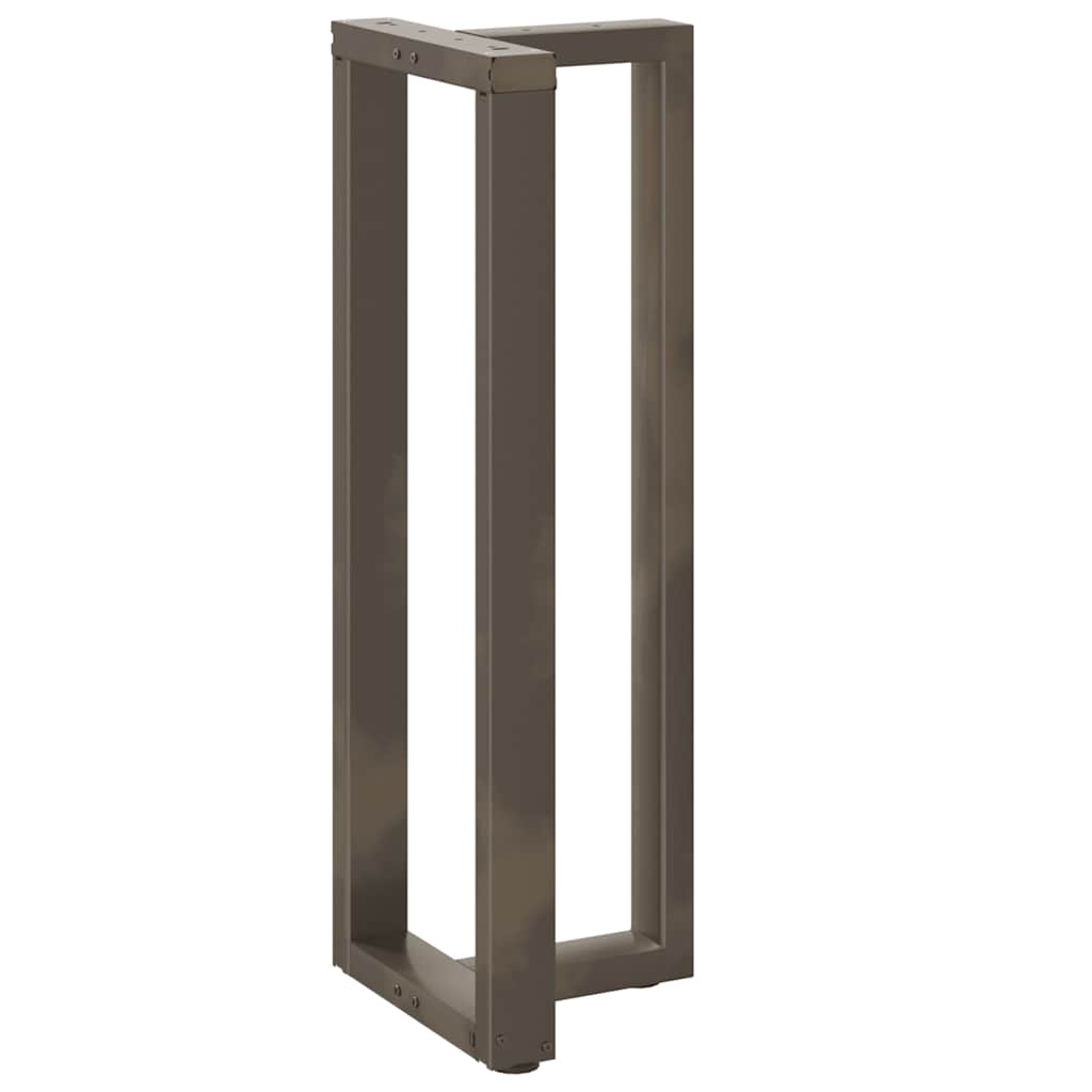 Bar table legs T-shape 2 pcs. Natural steel 50x35x(110-111) cm steel