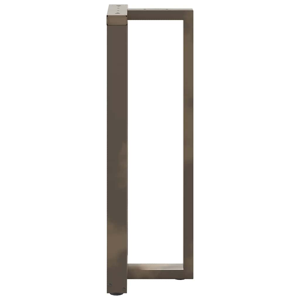 Bar table legs T-shape 2 pcs. Natural steel 50x35x(110-111) cm steel
