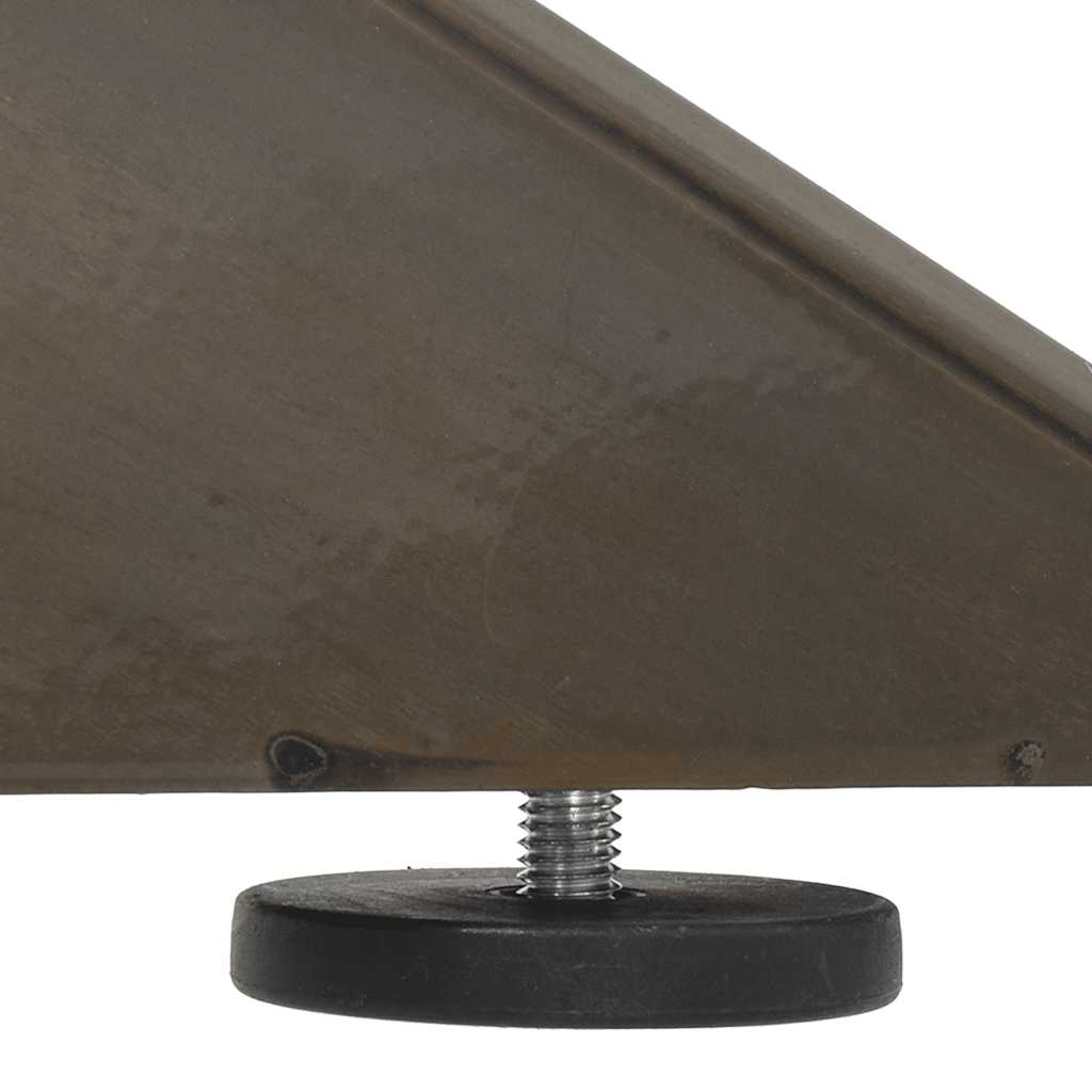 Coffee table leg in spider shape natural steel 98x58x(42-43) cm steel