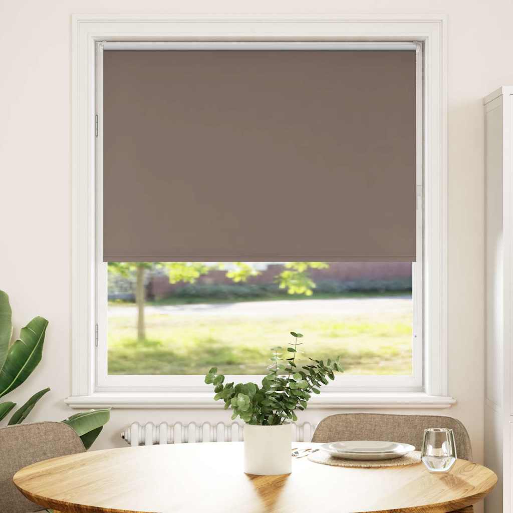 Verdunkelungsrollo Kaffeebraun 100x175cm Stoffbreite 95,7cm