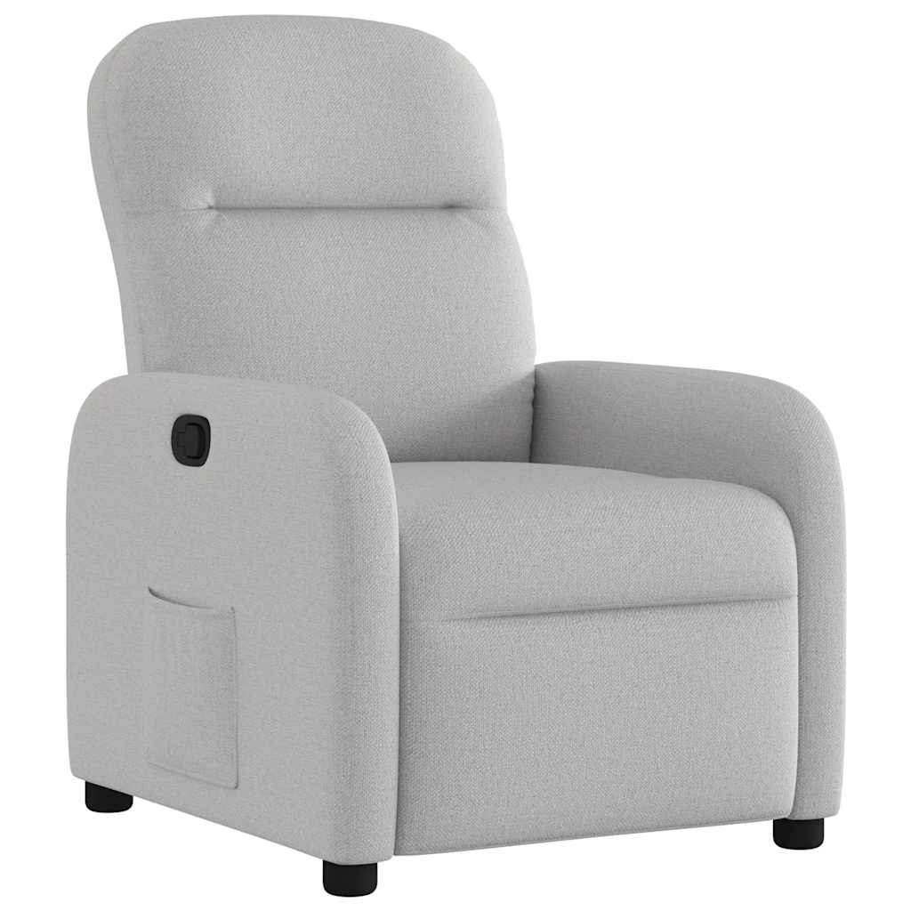 Relaxing chair cloud gray fabric