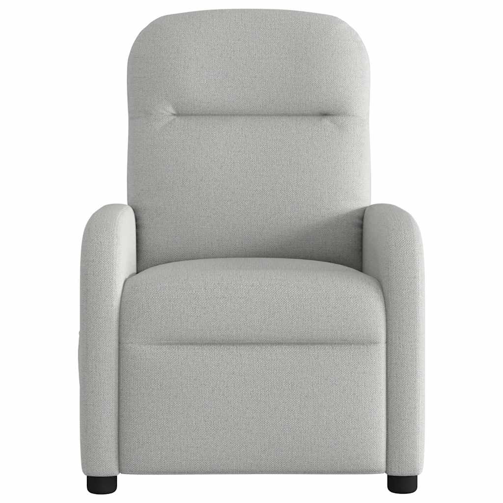 Relaxing chair cloud gray fabric
