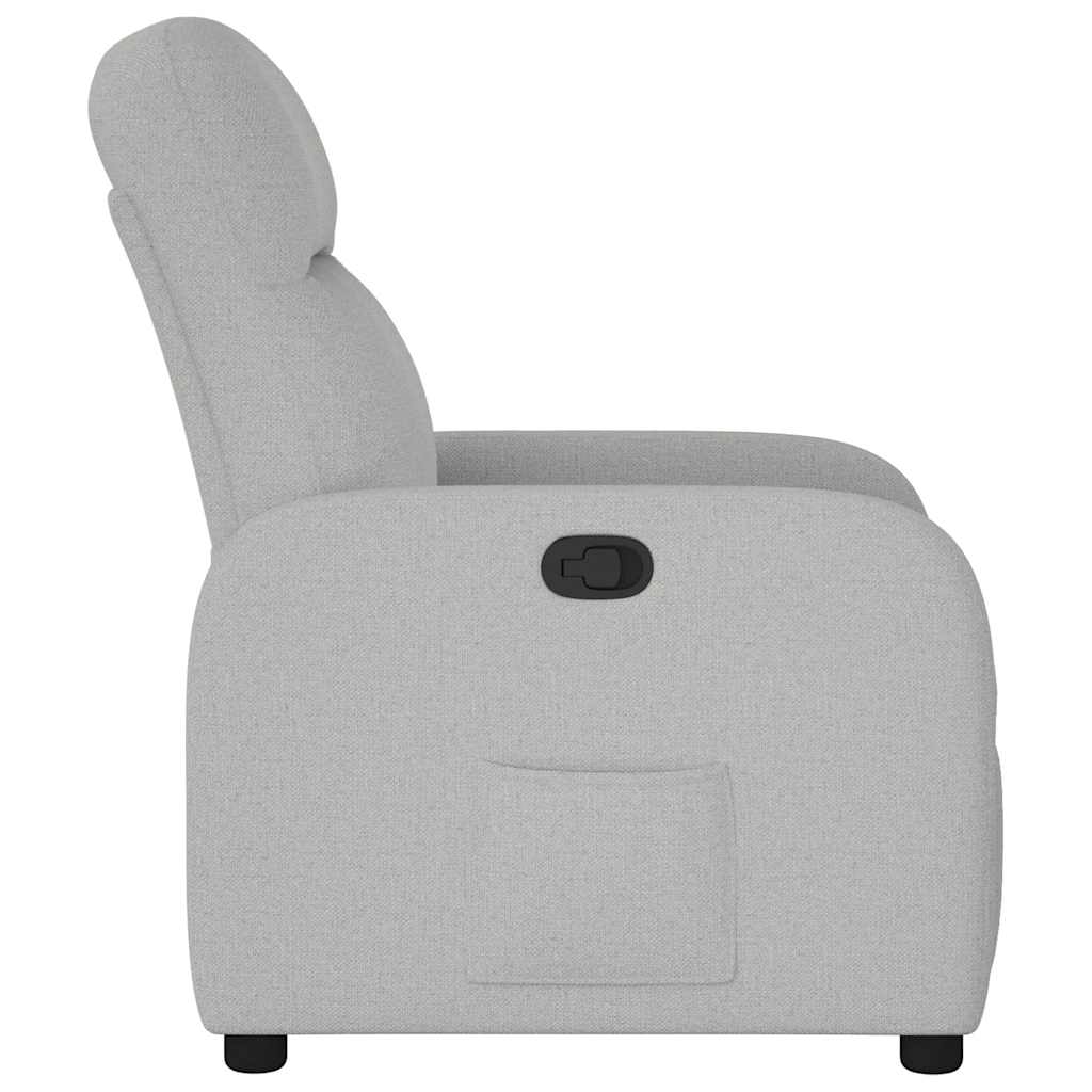Relaxing chair cloud gray fabric