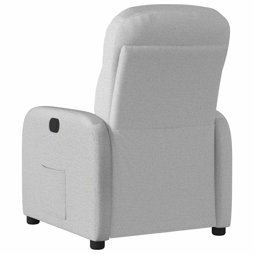 Relaxing chair cloud gray fabric