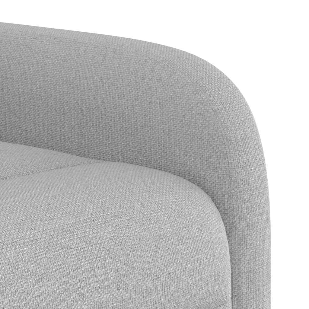 Relaxing chair cloud gray fabric
