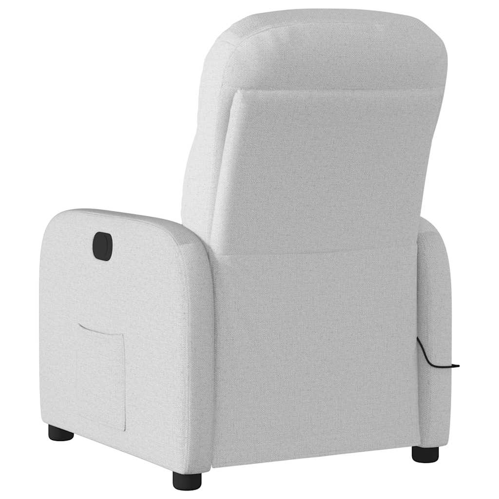 massage chair cloud gray fabric