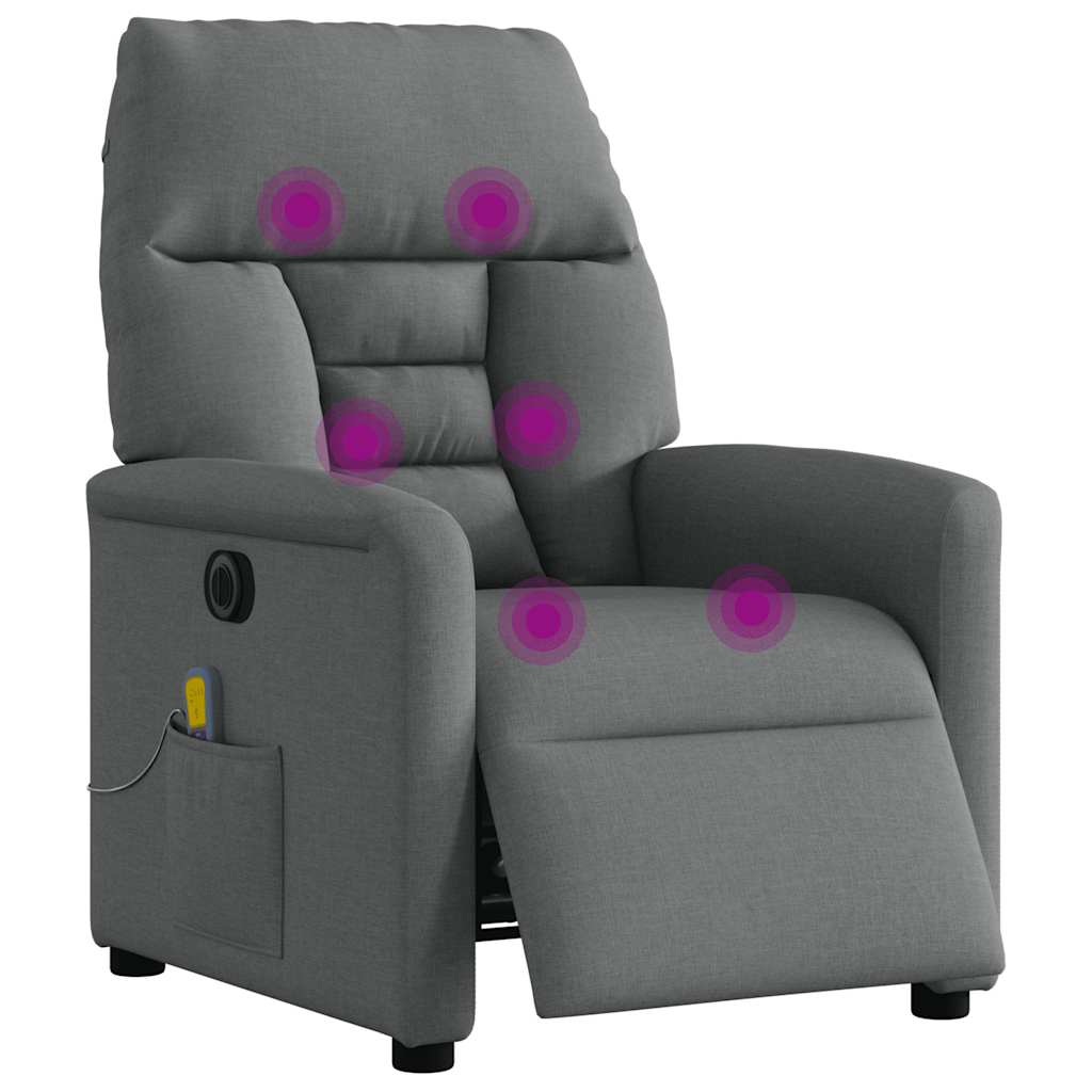 Relaxsessel Hellgrau Stoff