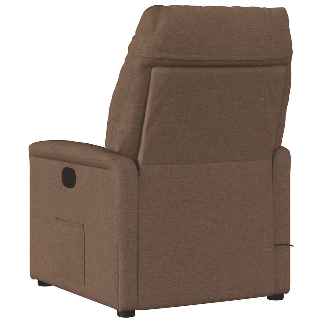 Relaxsessel Braun Stoff