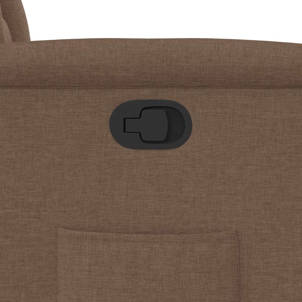 Relaxsessel Braun Stoff