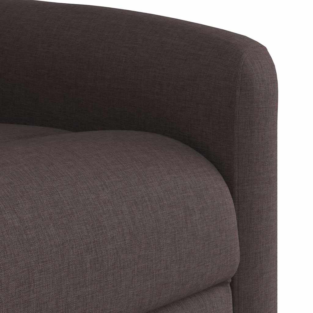 Relaxsessel Dunkelbraun Stoff