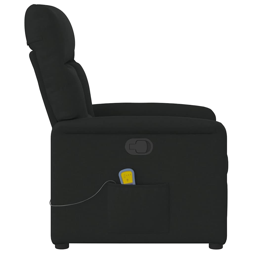 Massagesessel Schwarz Stoff