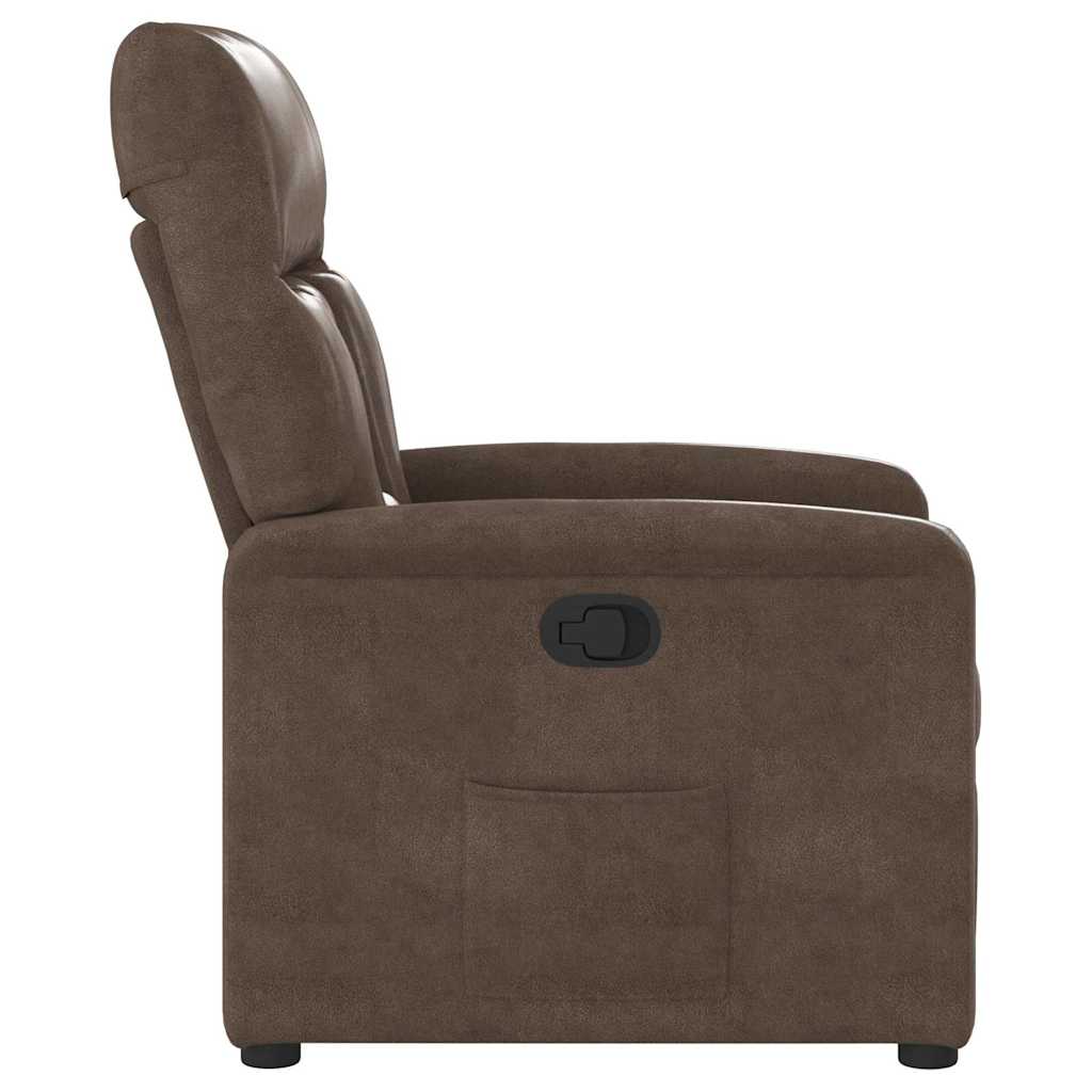 Relaxsessel Braun Mikrofasergewebe