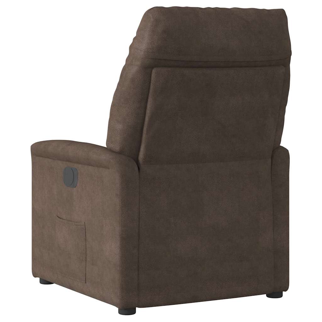 Relaxsessel Braun Mikrofasergewebe