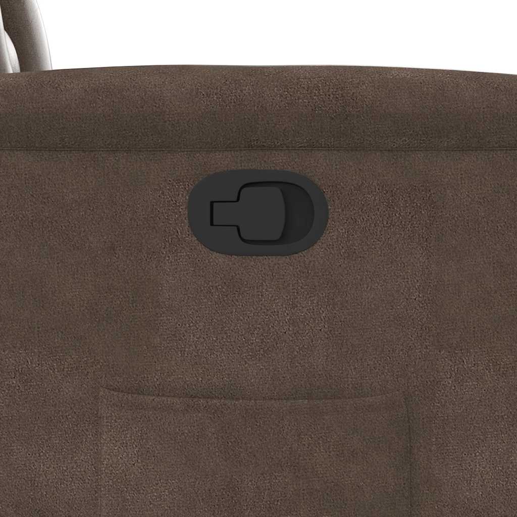 Relaxsessel Braun Mikrofasergewebe