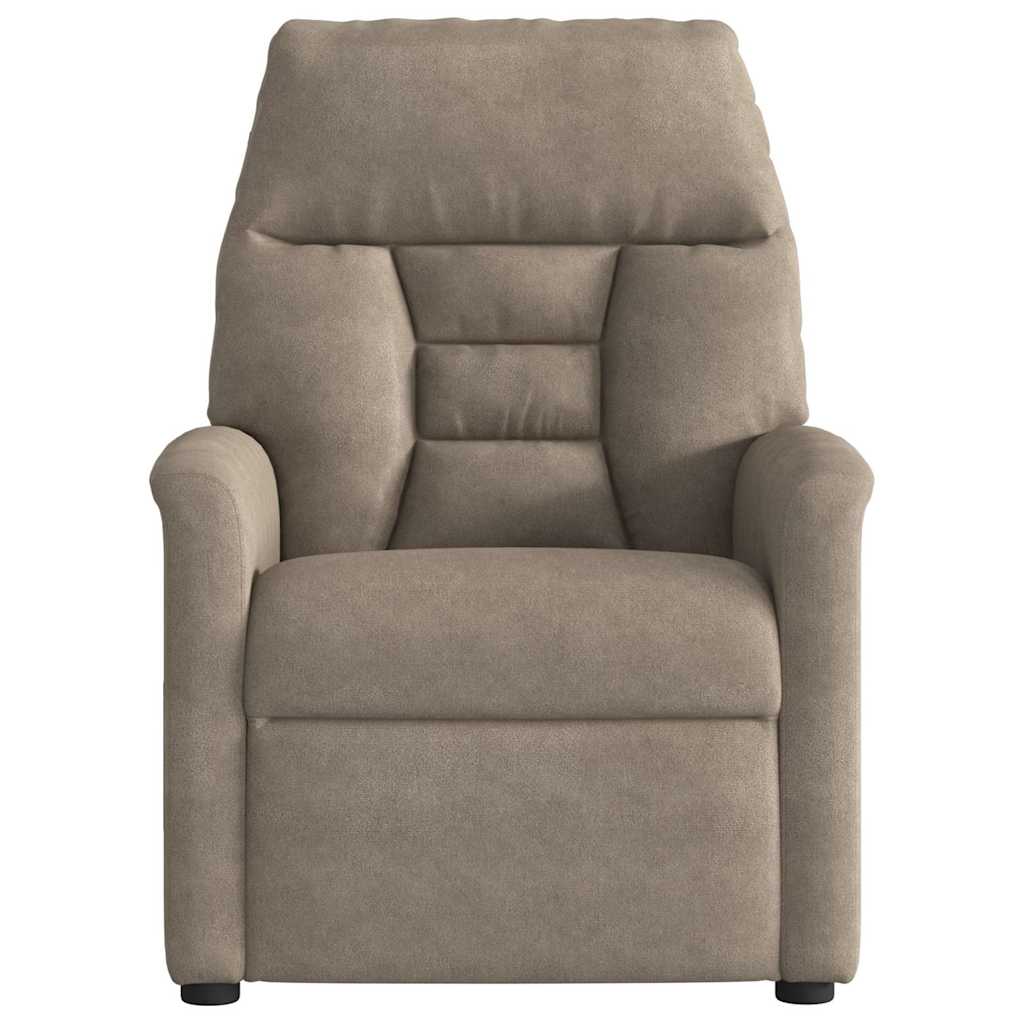 Relaxsessel Taupe Mikrofasergewebe