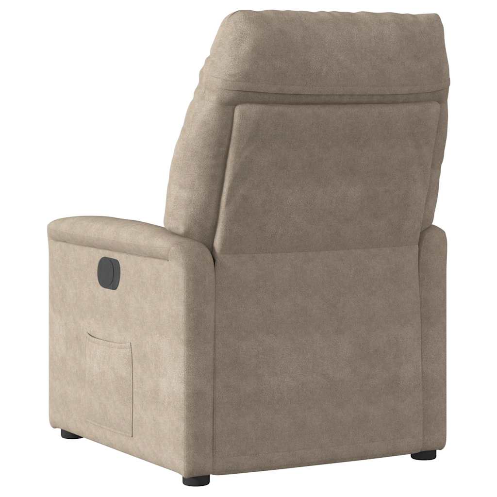 Relaxsessel Taupe Mikrofasergewebe