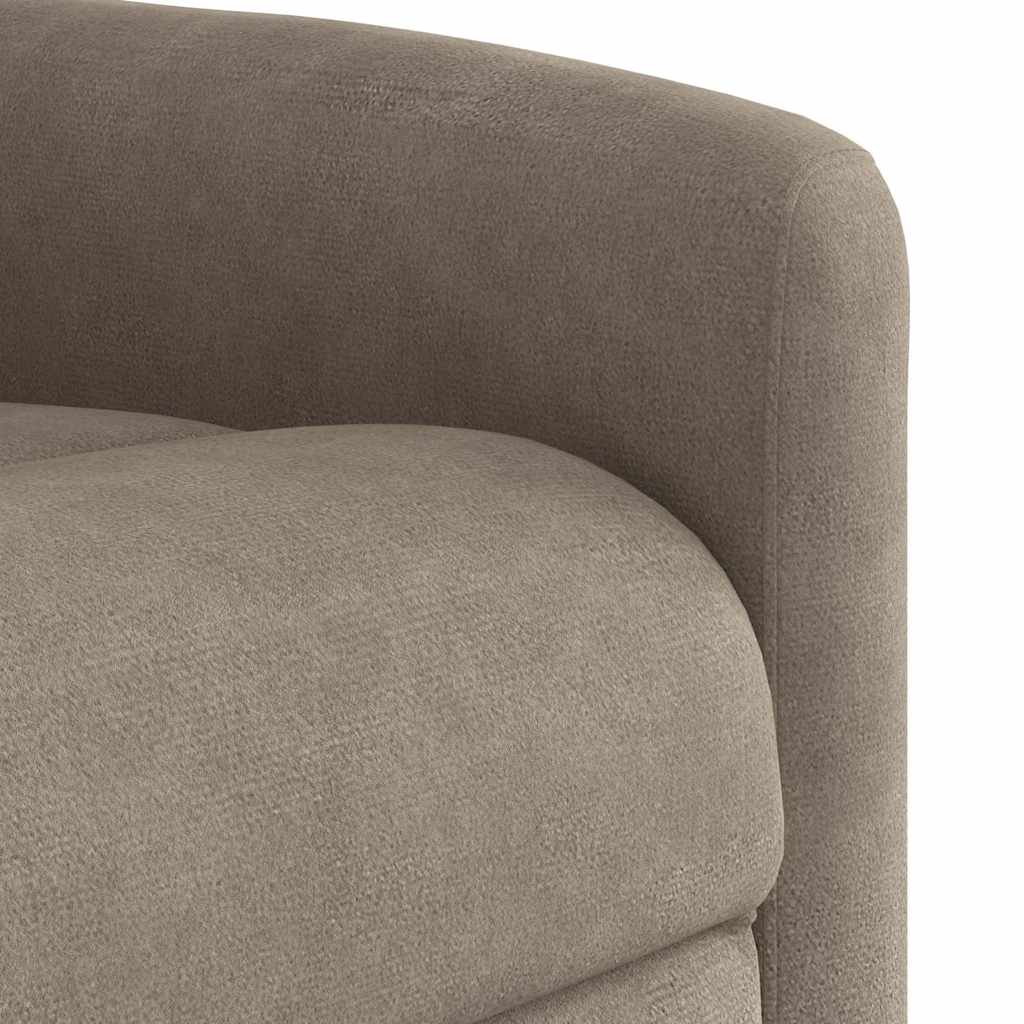 Relaxsessel Taupe Mikrofasergewebe