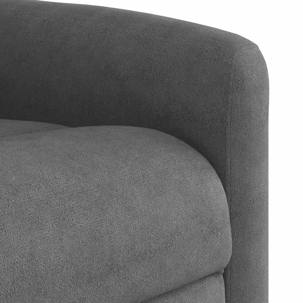 Relaxsessel Dunkelgrau Mikrofasergewebe