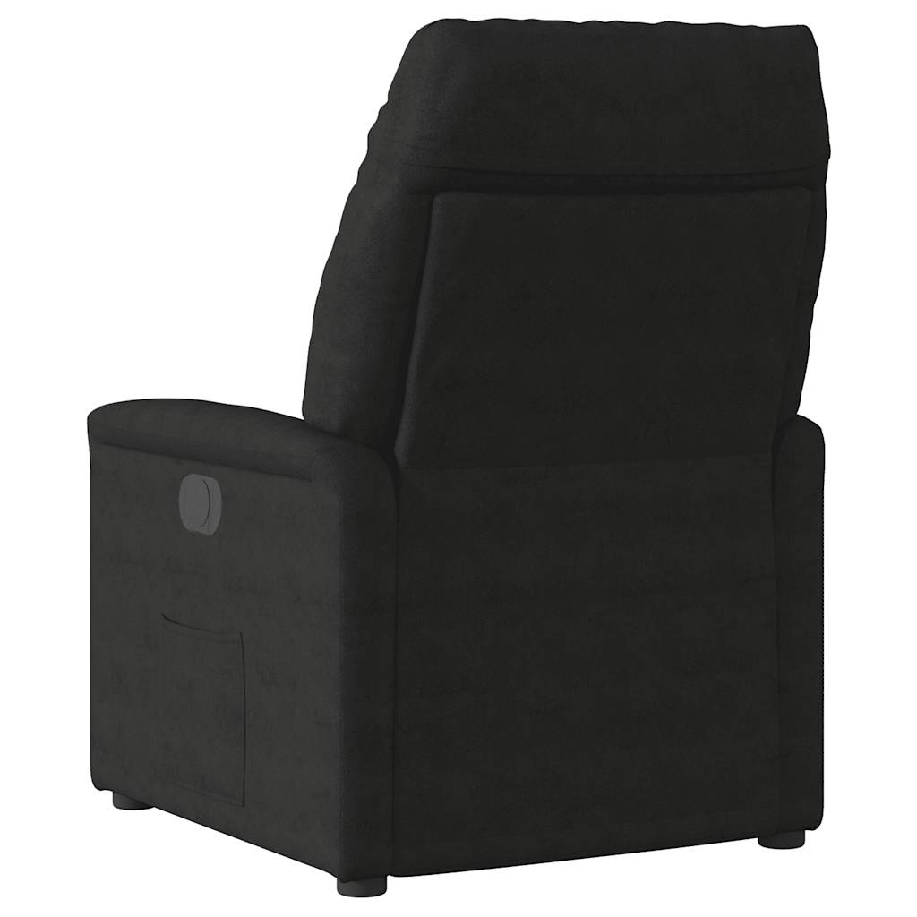 Relaxsessel Schwarz Mikrofasergewebe