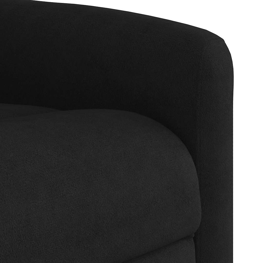 Relaxsessel Schwarz Mikrofasergewebe