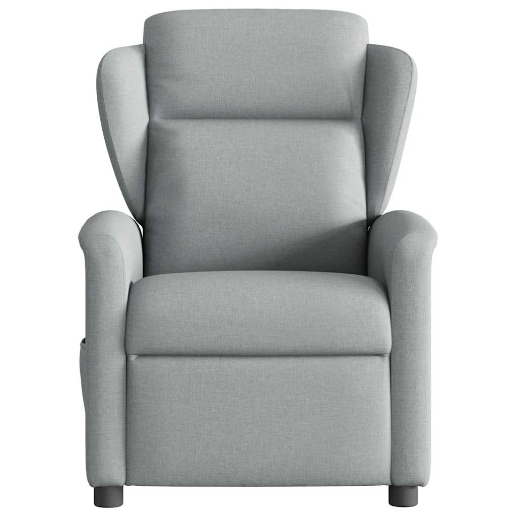 massage chair light gray fabric