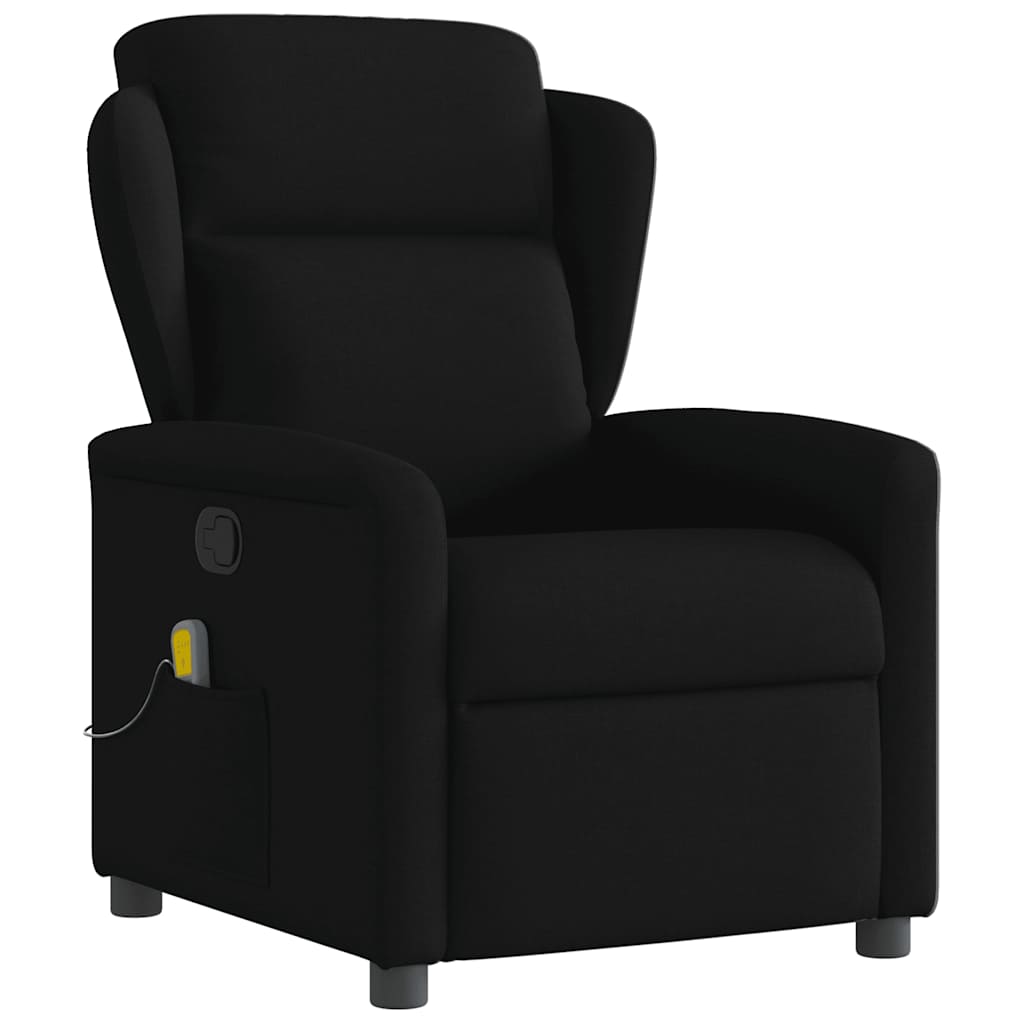 Massage Chair Black Fabric