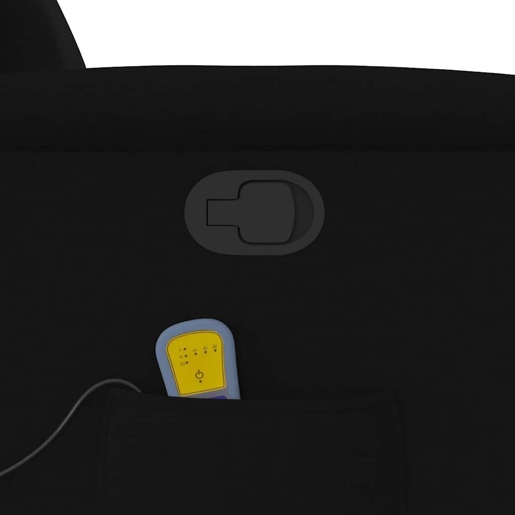 Massage Chair Black Fabric