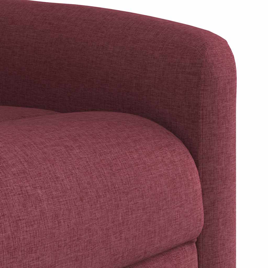 massage chair wine red fabric