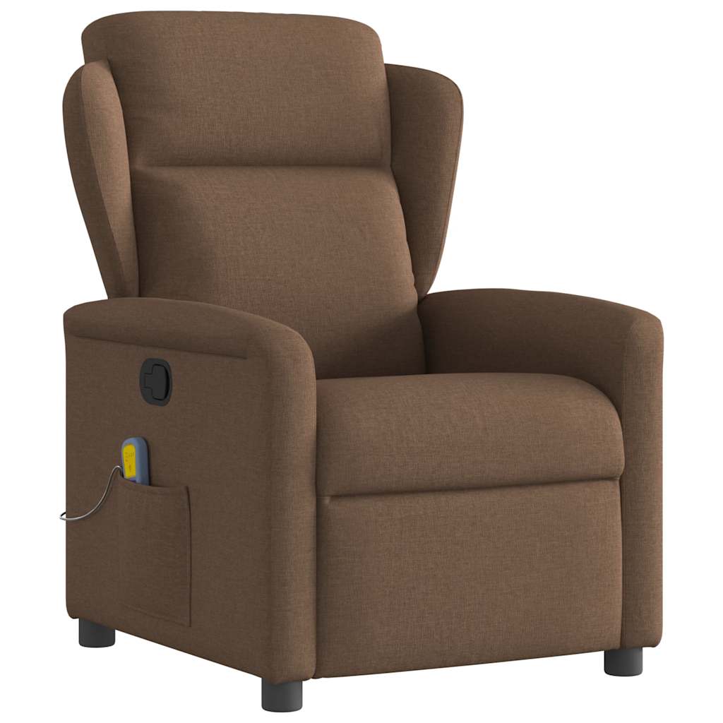 massage chair brown fabric