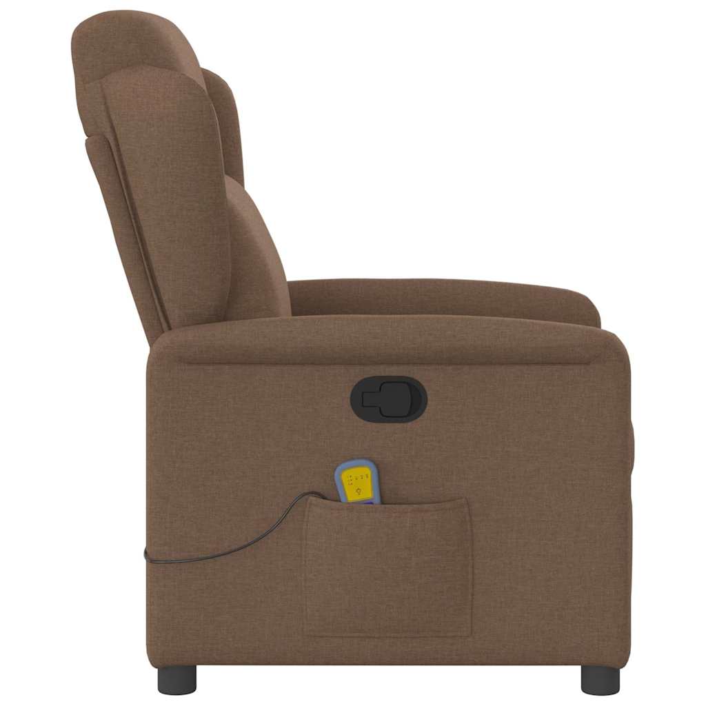 massage chair brown fabric