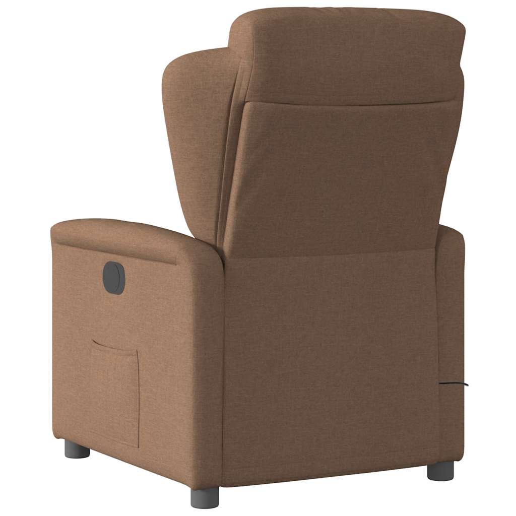 massage chair brown fabric