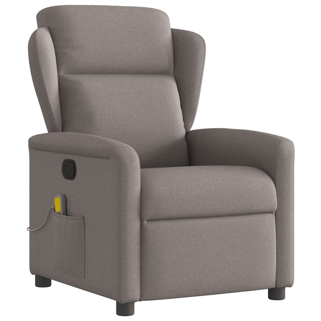 massage chair taupe fabric