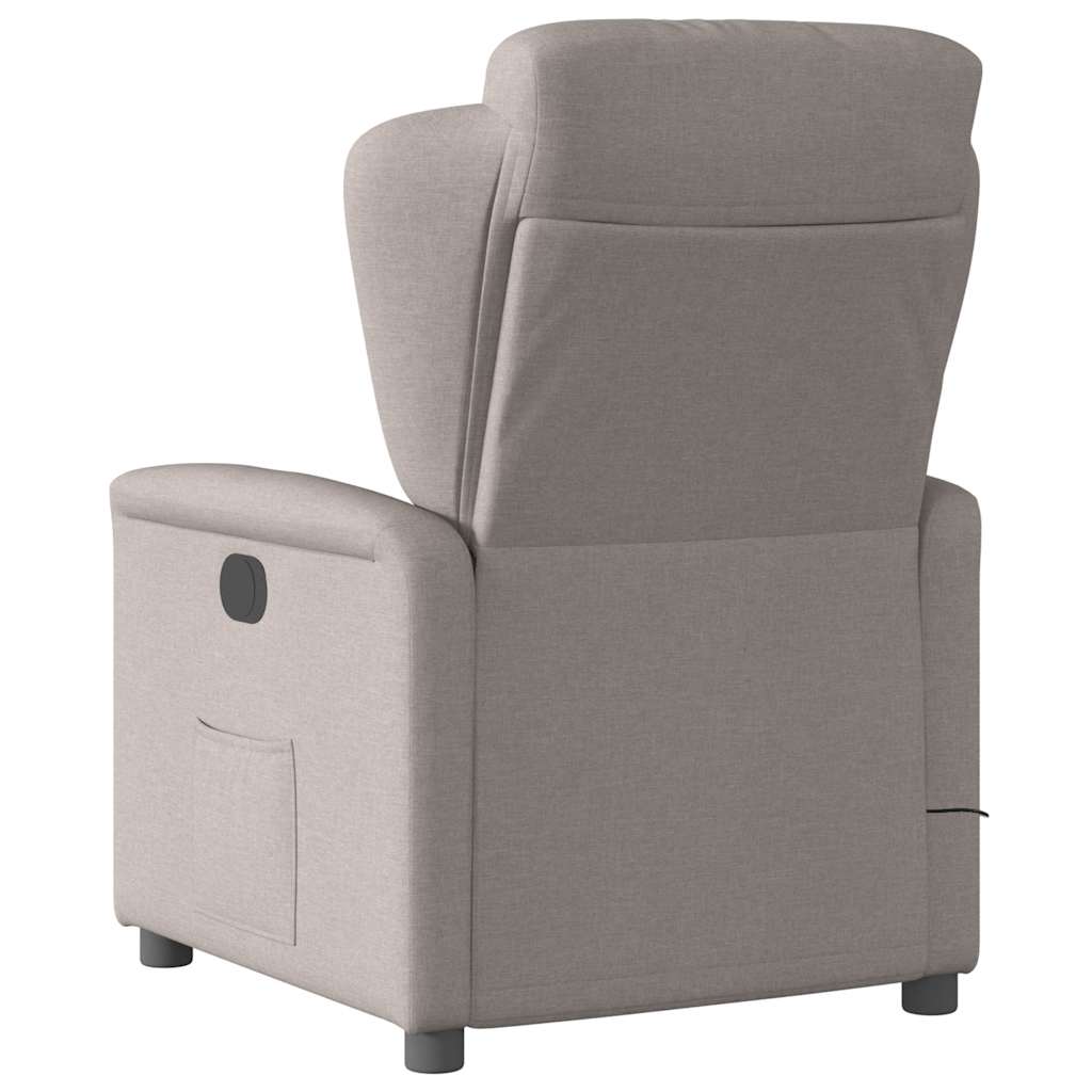 massage chair taupe fabric