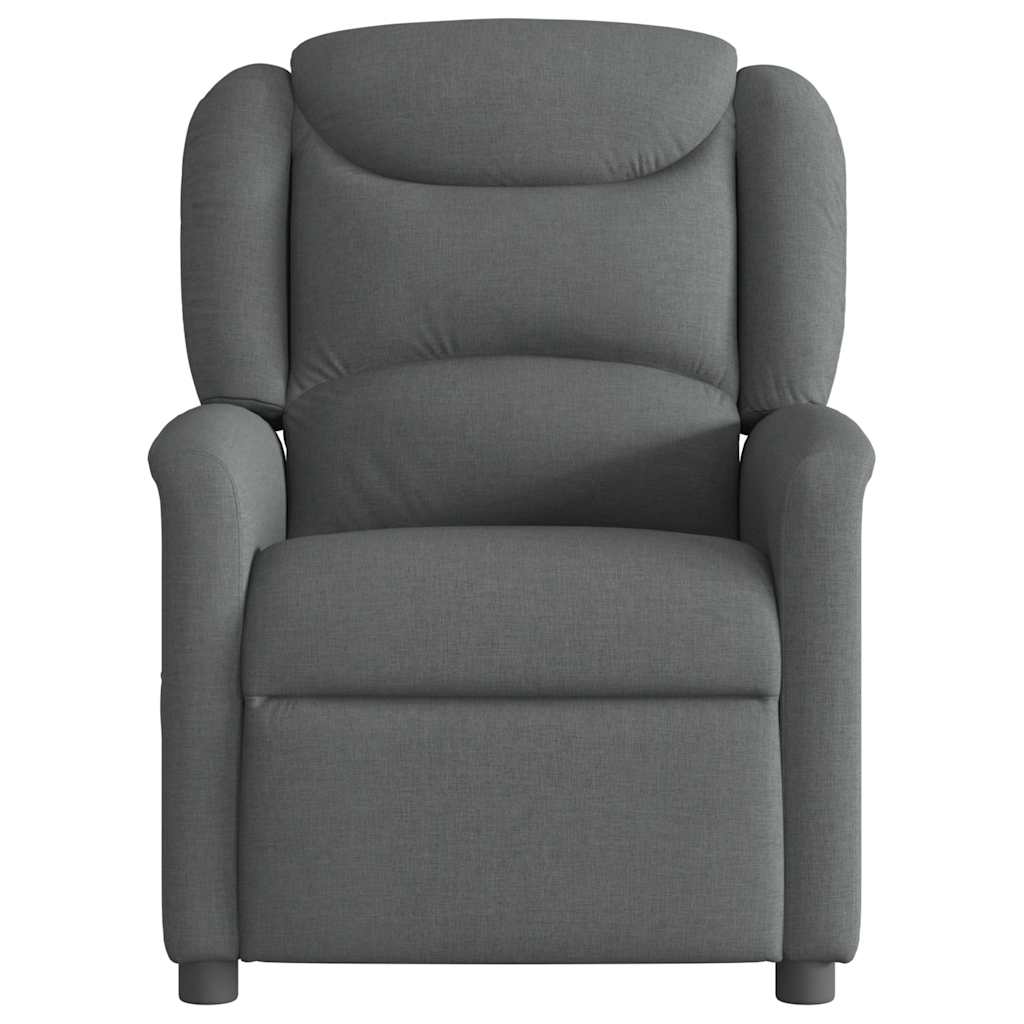 Relaxing Chair Dark Gray Fabric