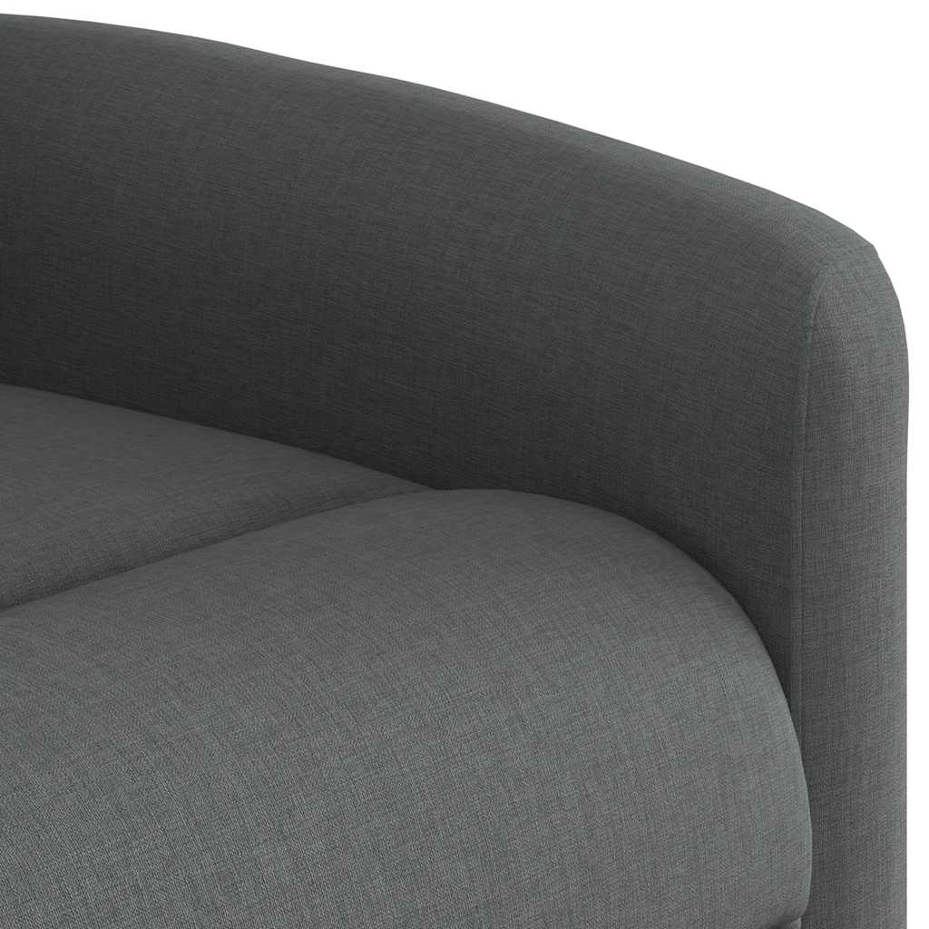 Relaxing Chair Dark Gray Fabric