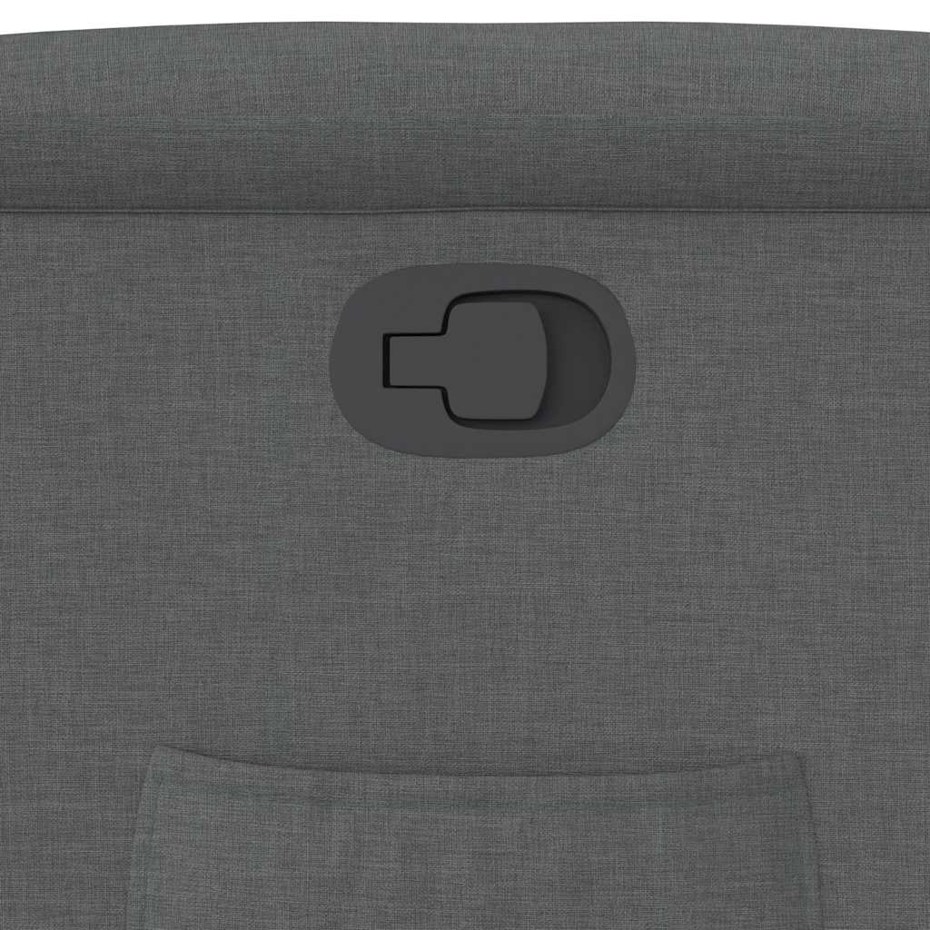 Relaxing Chair Dark Gray Fabric