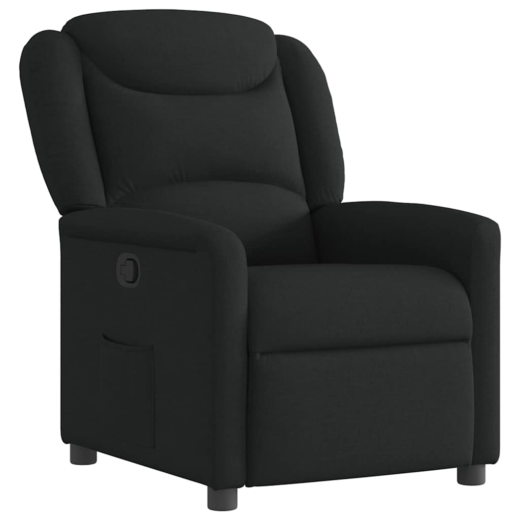 Relaxing Chair Black Fabric